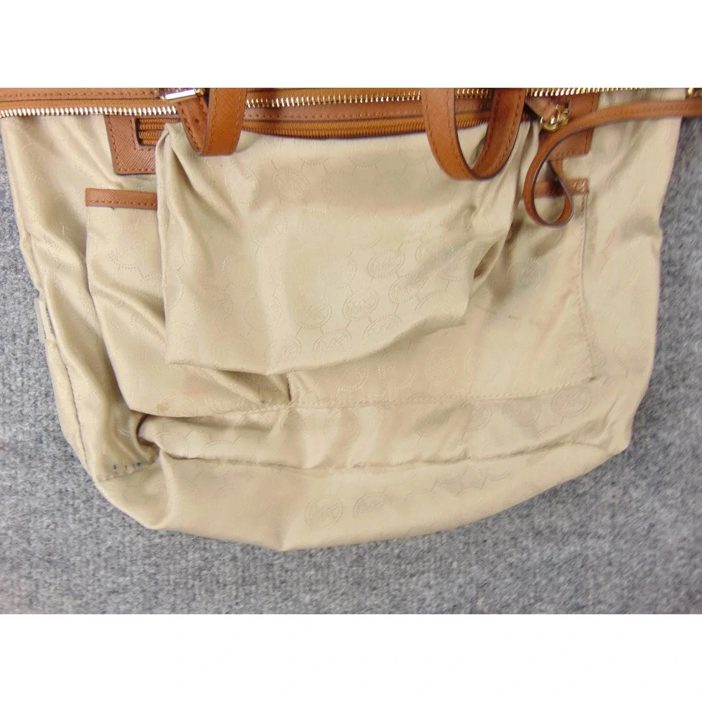 Michael Kors Jet Set‎ Travel Tote Bag Tan 30F2GTTT8L Saffiano Leather Designer